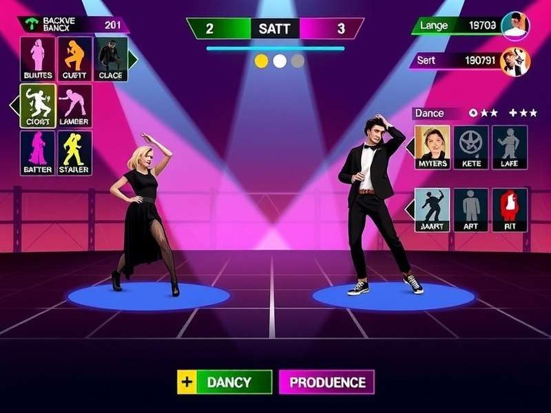 Choreo Champion interface showing dance move prompts